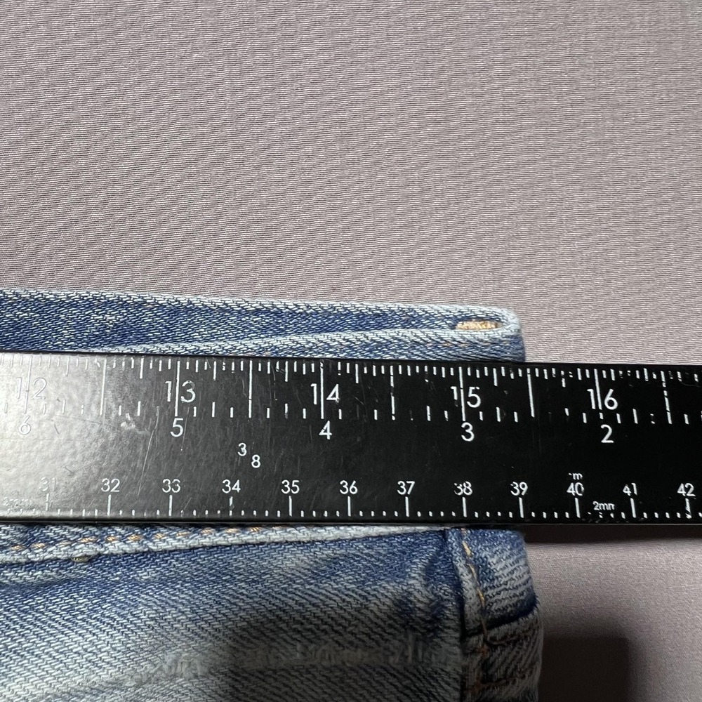 Moussy Vintage Lenwood Skinny Jeans Womens Light Wash Distressed Slim 30x26.5 - Picture 11 of 16